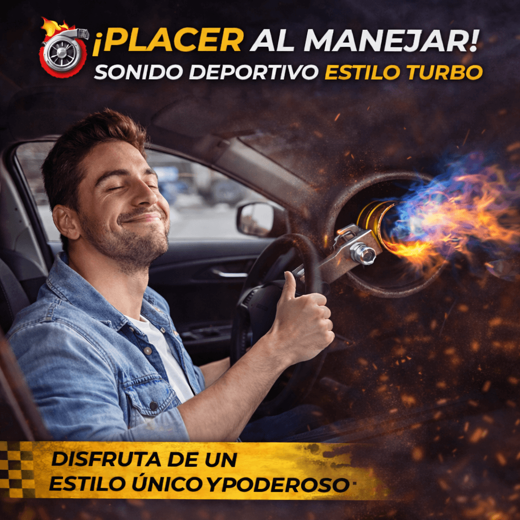 Silbato Simulador Turbo Más Presencia al Acelerar