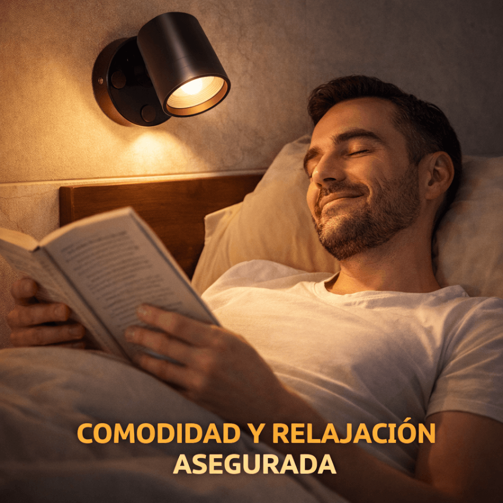 Lámparas LED Inalámbricas – Ilumina tu hogar sin cables ni perforaciones