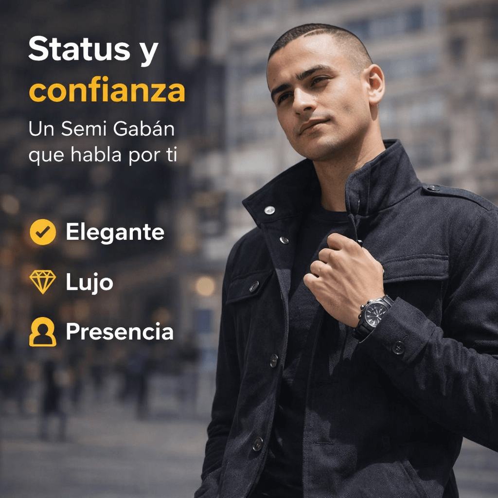 Semi Gabán la chaqueta de los hombres con mas prestigio de colombia