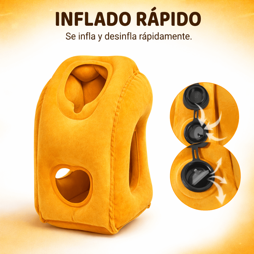 La Almohada de Viaje que Realmente te Hace Dormir sin dolor en cuello ni estrés ✈️😴