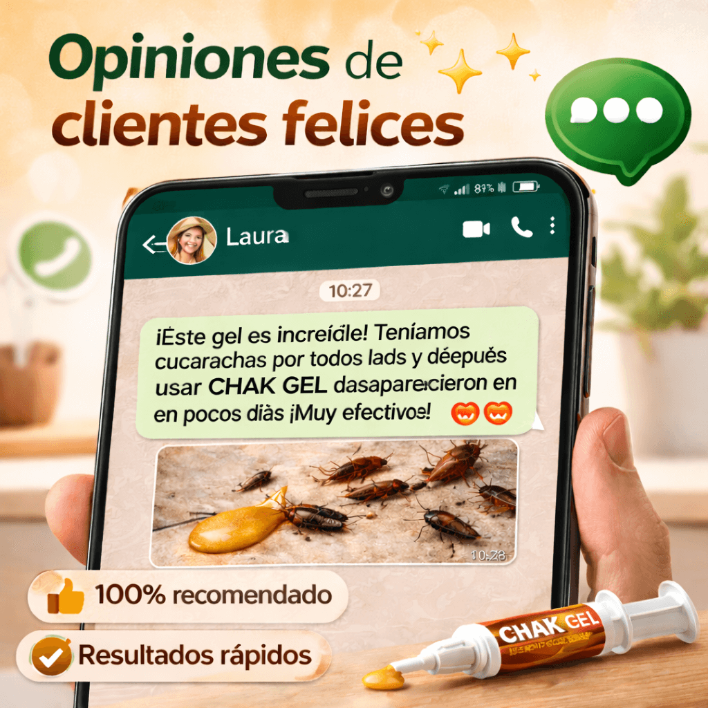 Chak Gel Control efectivo de cucarachas desde la raíz