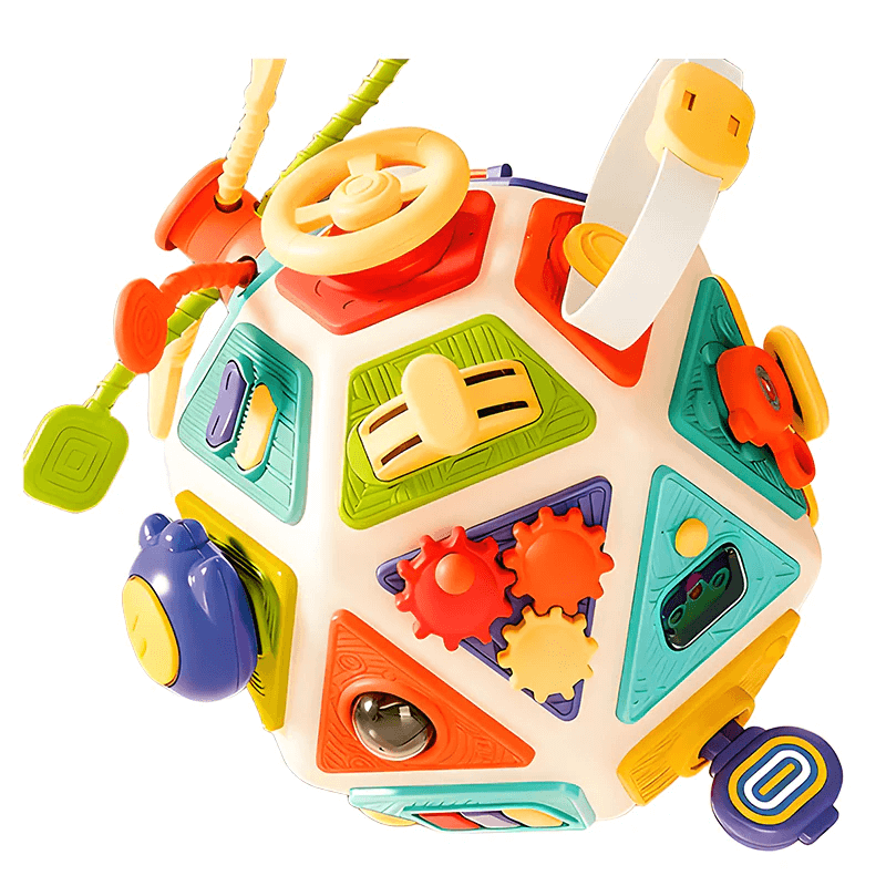 El Cubo Sensorial Multicolor que Estimula, Educa y Mantiene Entretenidos a los Más Pequeños🎨👶