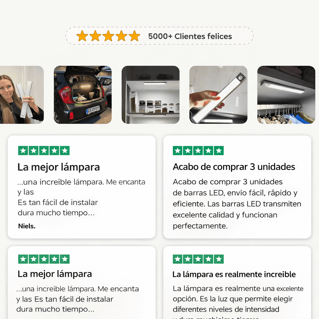 Barra de luz led decorativa