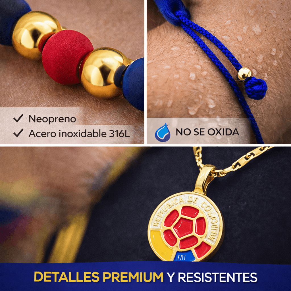 💎 La pulsera que combina orgullo colombiano + estilo premium en un solo accesorio