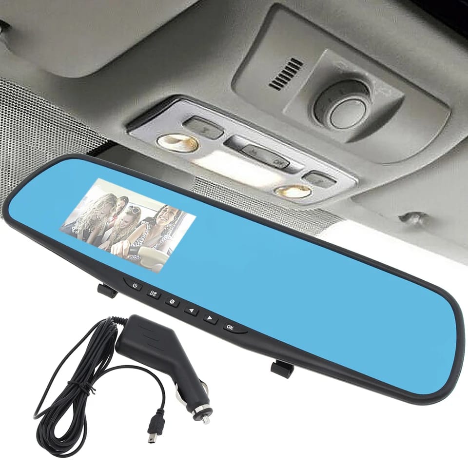 Camara Dvr Para Espejo Retrovisor