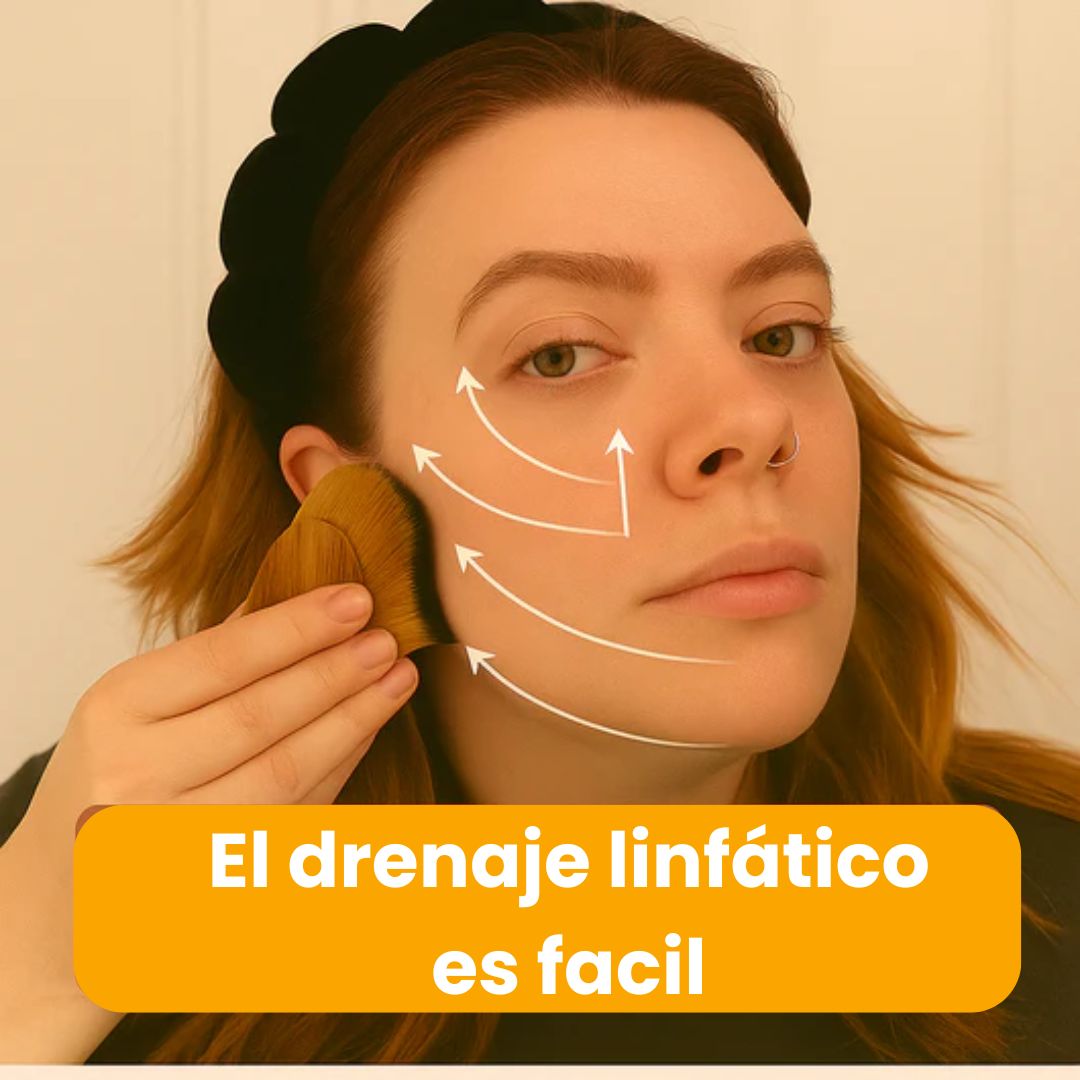 Cepillo Facial de contorno linfático portátil