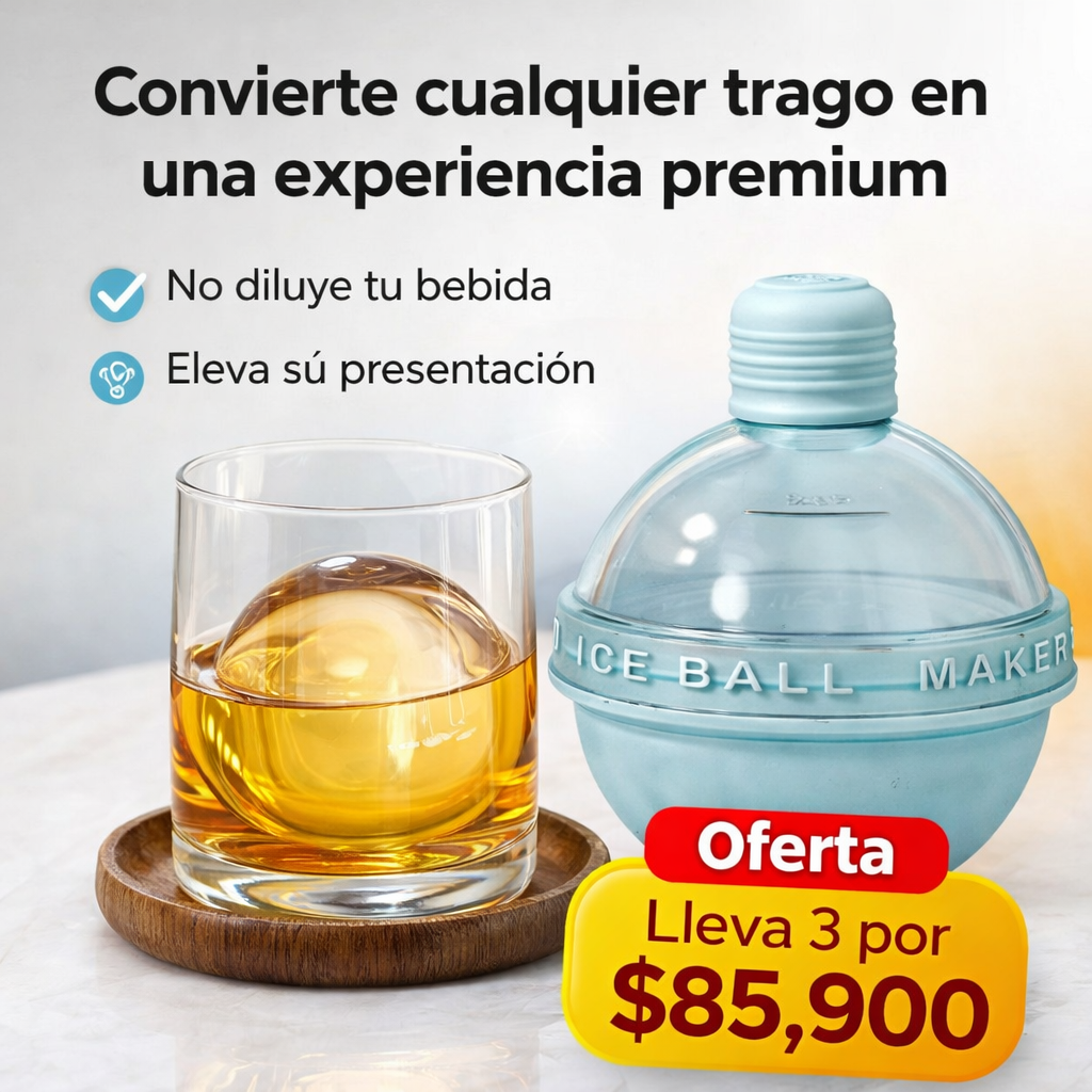 🔥 Convierte cualquier trago en una experiencia premium sin aguar su sabor