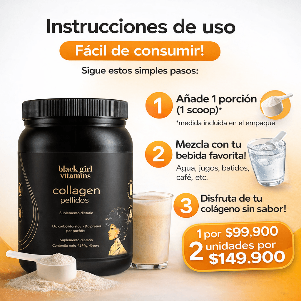 ✨ Apoya la belleza de tu piel desde adentro con Colágeno Hidrolizado Premium
