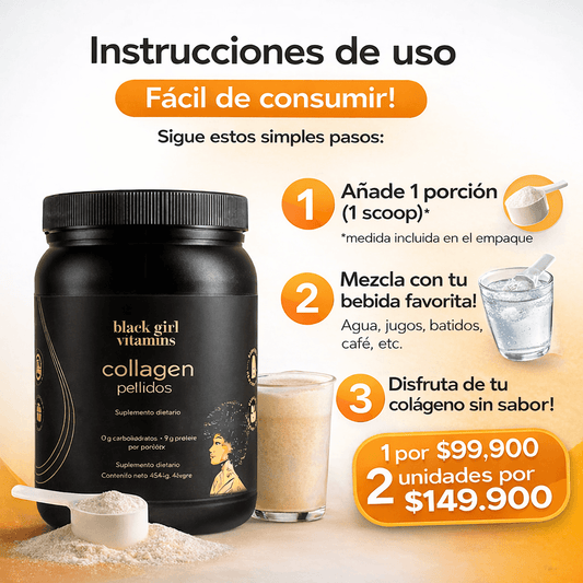 ✨ Apoya la belleza de tu piel desde adentro con Colágeno Hidrolizado Premium