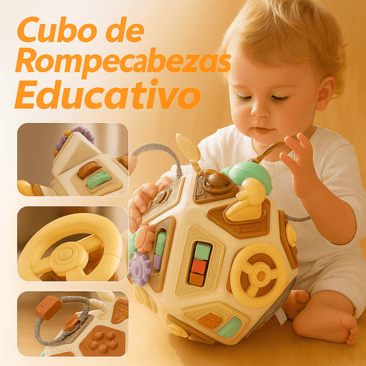 El Cubo Sensorial Multicolor que Estimula, Educa y Mantiene Entretenidos a los Más Pequeños🎨👶