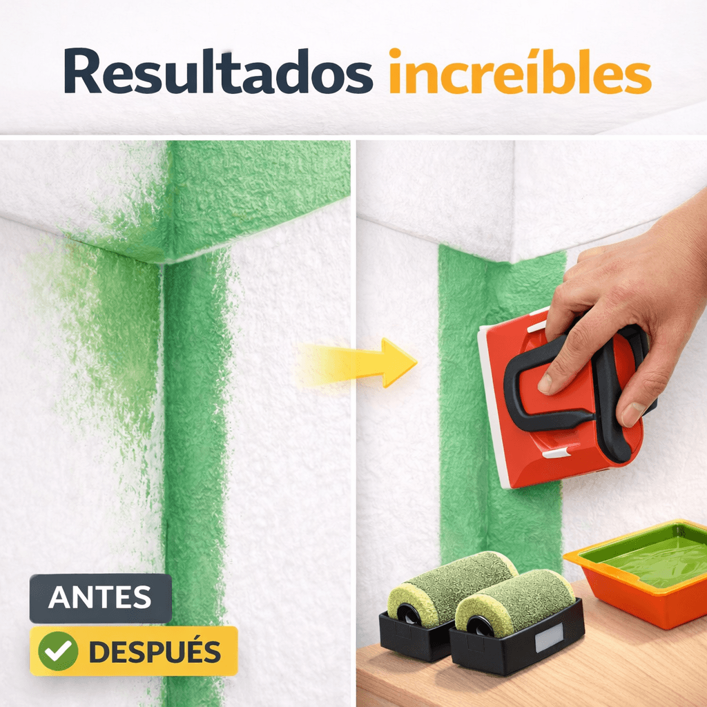 Bordeado de Pintura El Pincel que te ayuda a pintar líneas rectas sin complicarte