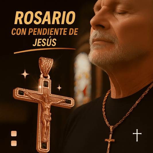 Cadena  y cruz que representan “Un Recordatorio Diario de Protección y Esperanza”