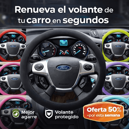 Forro protector de volante Renueva tu volante en segundos y maneja con más comodidad todos los días