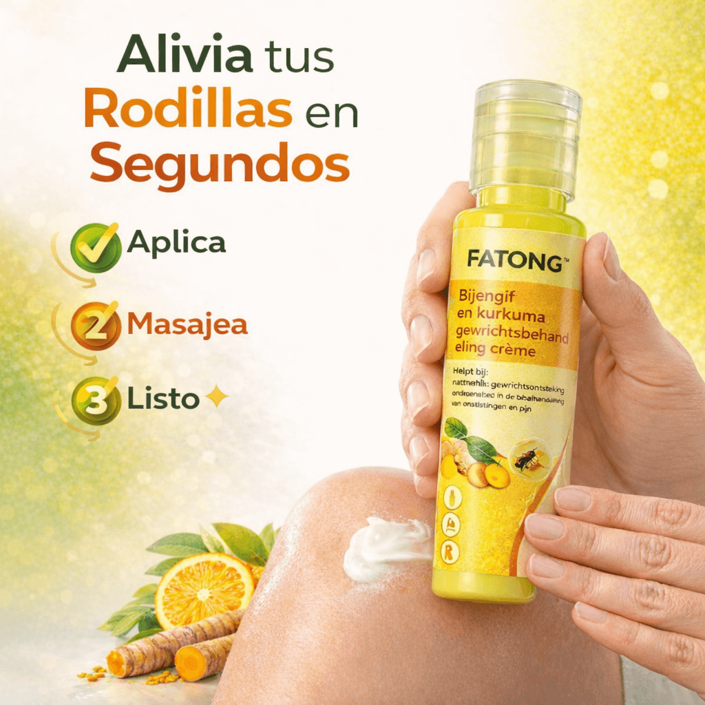 Cuida tus articulaciones sin parar tu rutina diaria Fatong crema para las articulaciones
