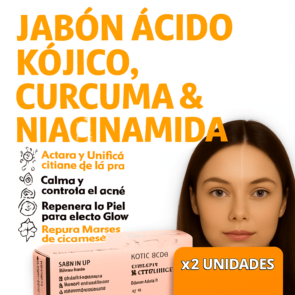 “Jabón de Cúrcuma  La limpieza dorada para una piel más suave y radiante