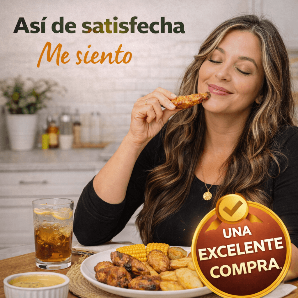 Freidora 6 litros Come rico sin culpa todos los días con tu Freidora de Aire 6L