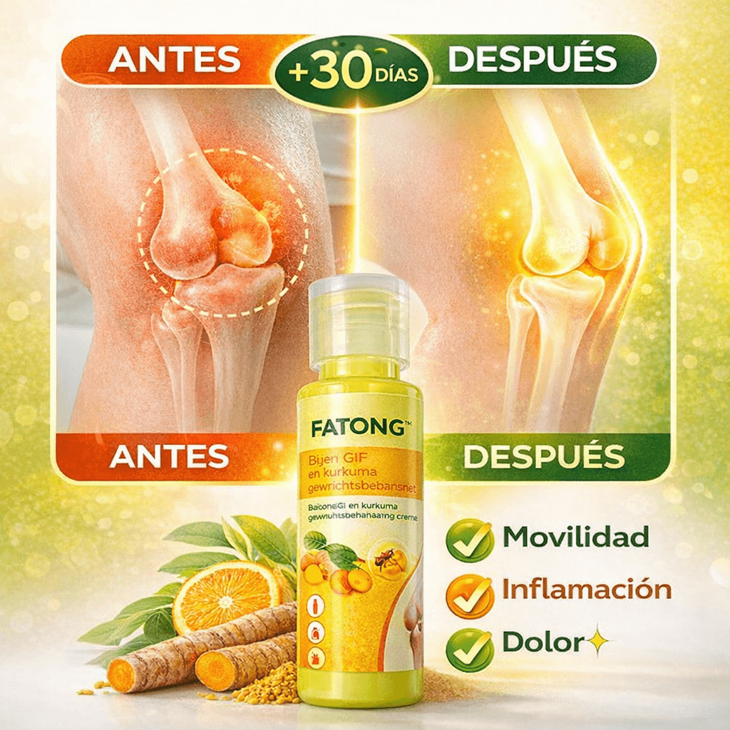 Cuida tus articulaciones sin parar tu rutina diaria Fatong crema para las articulaciones