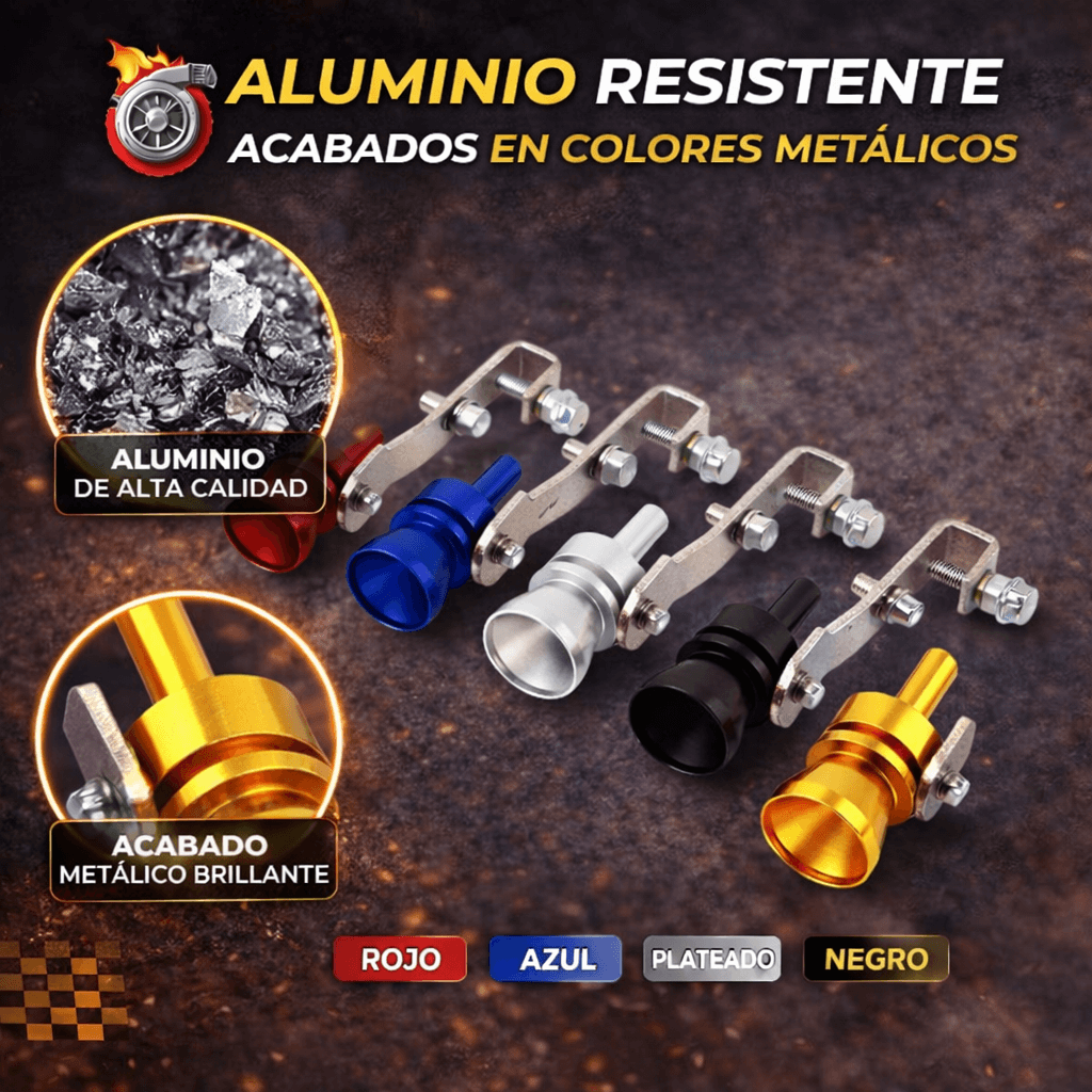 Silbato Simulador Turbo  Más Presencia al Acelerar
