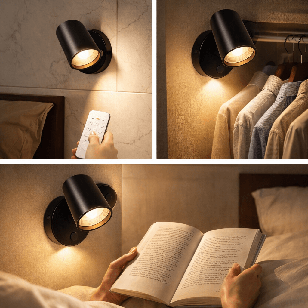 Lámparas LED Inalámbricas – Ilumina tu hogar sin cables ni perforaciones