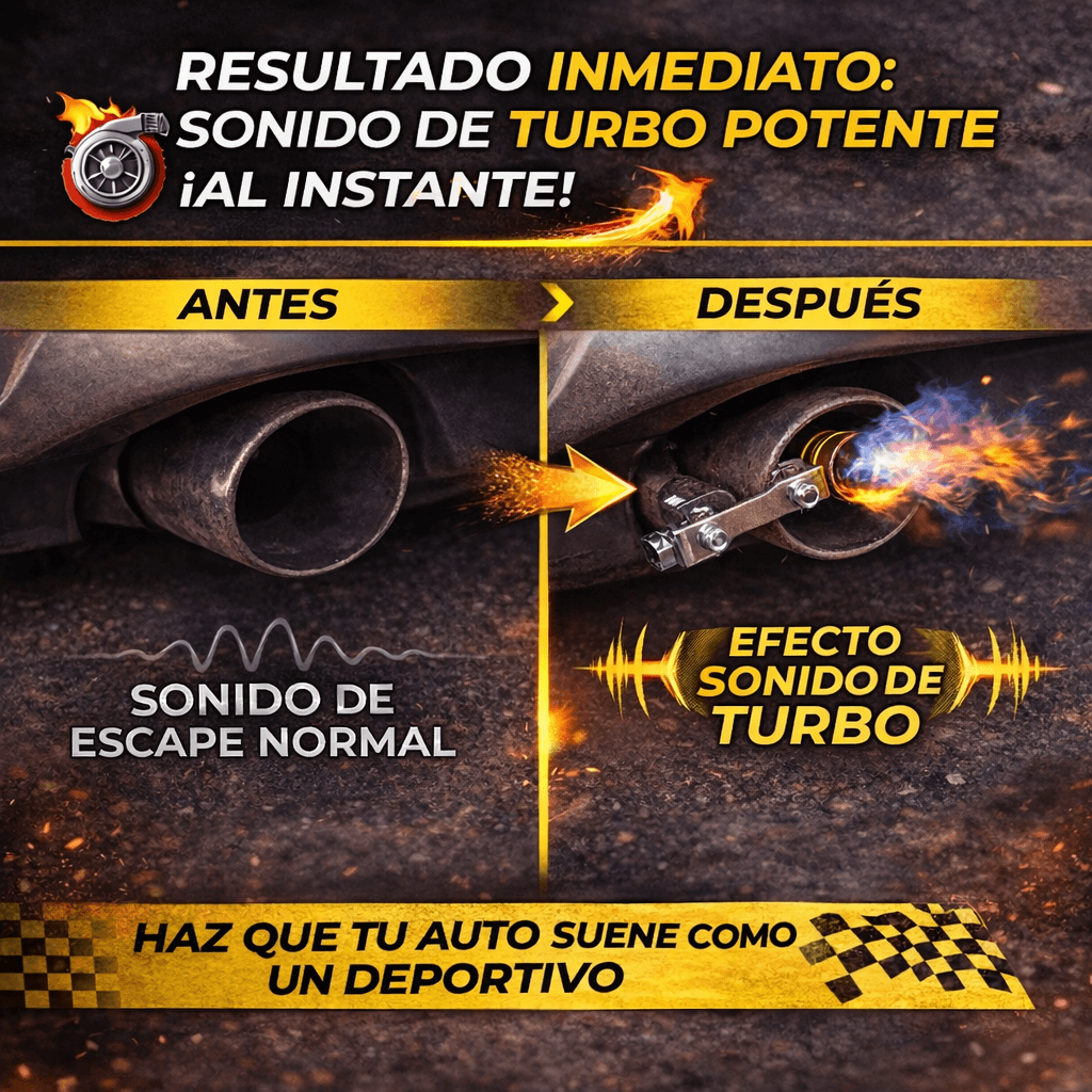 Silbato Simulador Turbo  Más Presencia al Acelerar