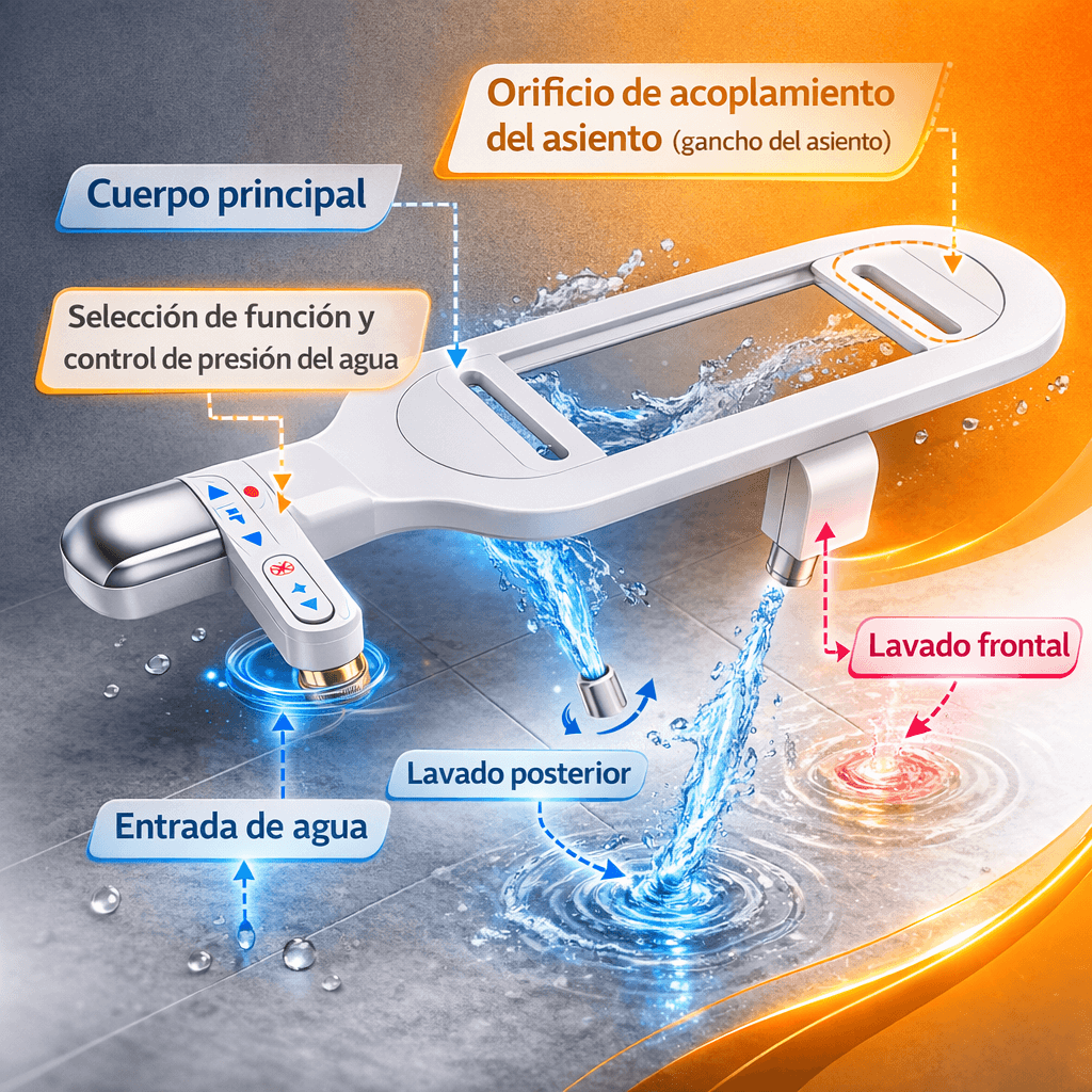 BAÑO BIDE Accesorio de lavado sanitario