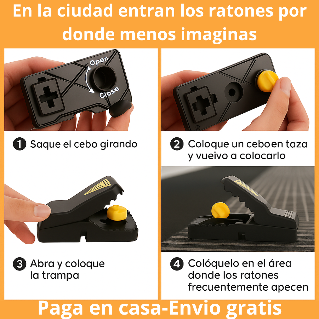 Combo 3 en 1 La Forma Más Práctica y Segura de Controlar Plagas | Efectividad Comprobada y Reutilizable | Garantía Total