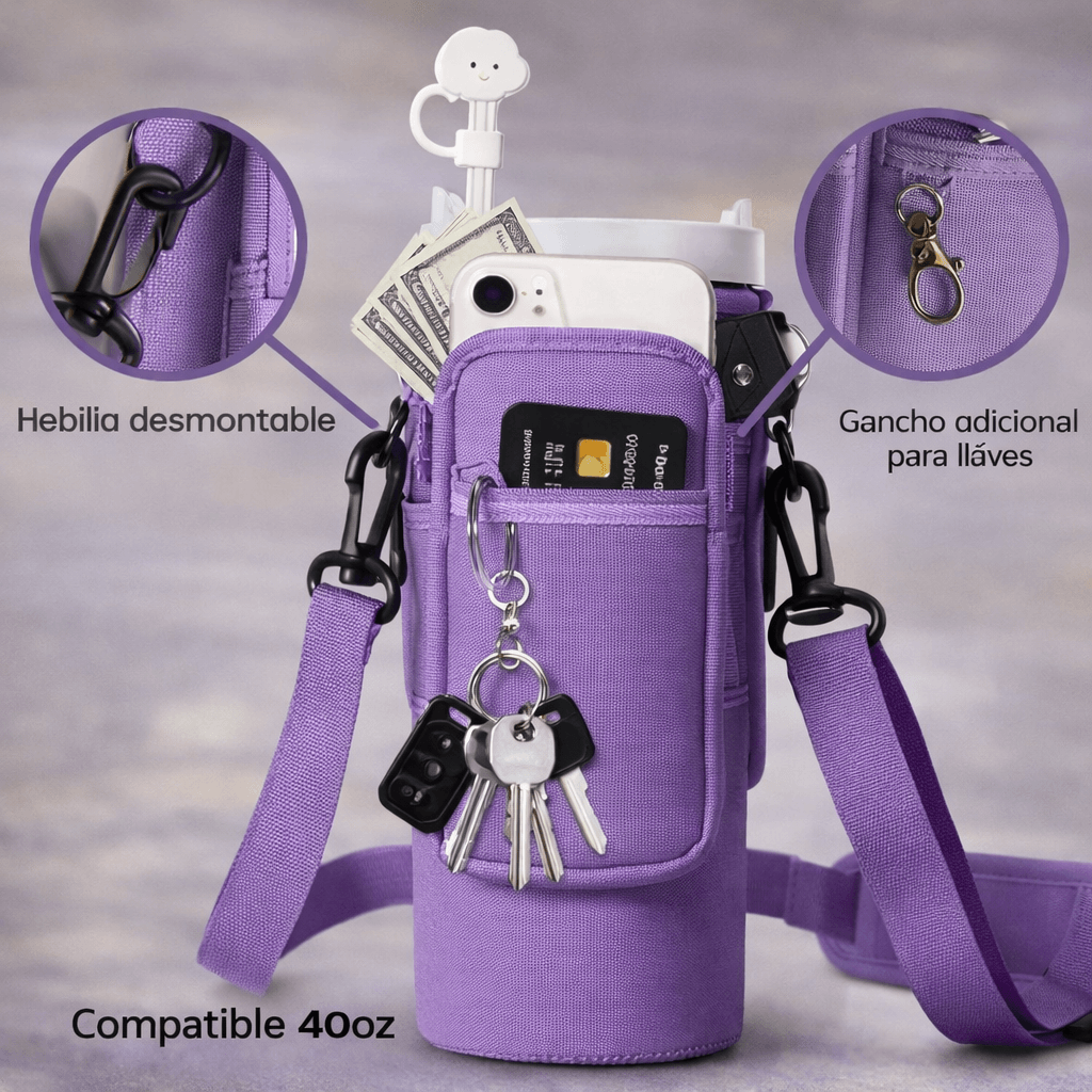 Bolsa Porta Termo Manos Libres – Organiza tu Día Sin Complicaciones