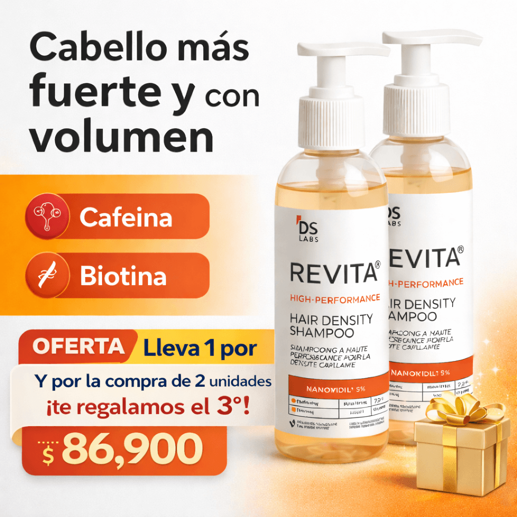 Revita Shampoo – Cabello más fuerte, denso y con mejor apariencia desde la raíz