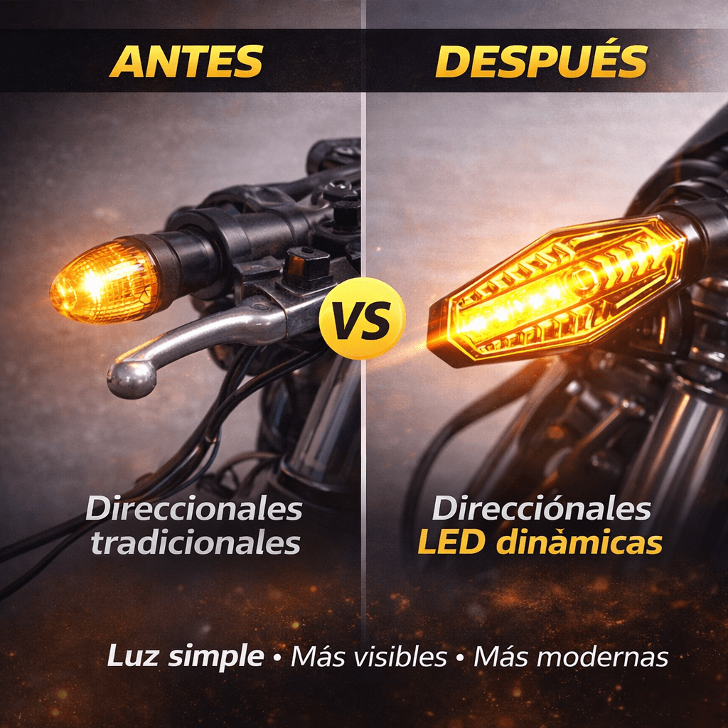 ⚡ Direccionales LED Dinámicas ZXD-115 – Dale a tu moto un estilo más moderno y visible
