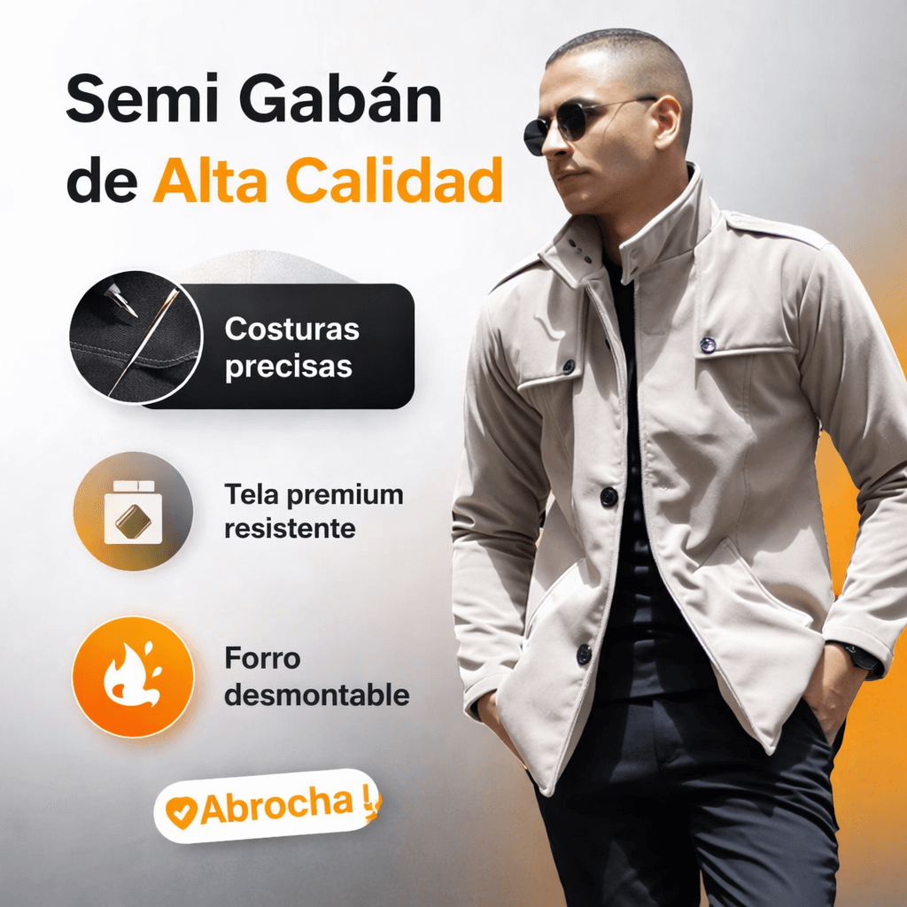 Semi Gabán la chaqueta de los hombres con mas prestigio de colombia