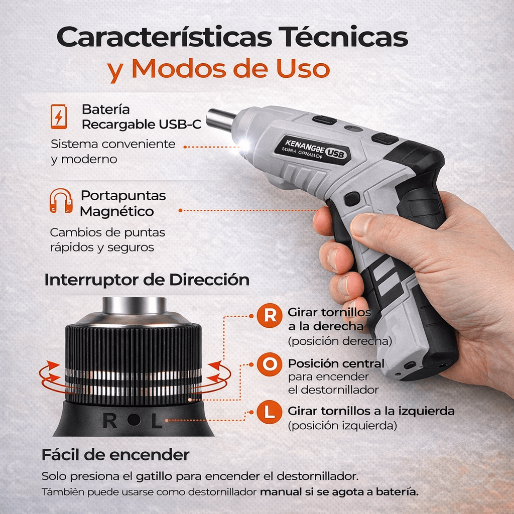 Arreglos rápidos y sin cansancio, en casa o en el trabajo