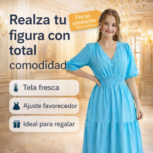 Siéntete Fresca y Segura con Este Vestido Midi