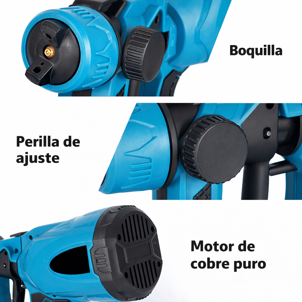 Pulverizador   de   pintura   inalámbrico   de   alta   presión