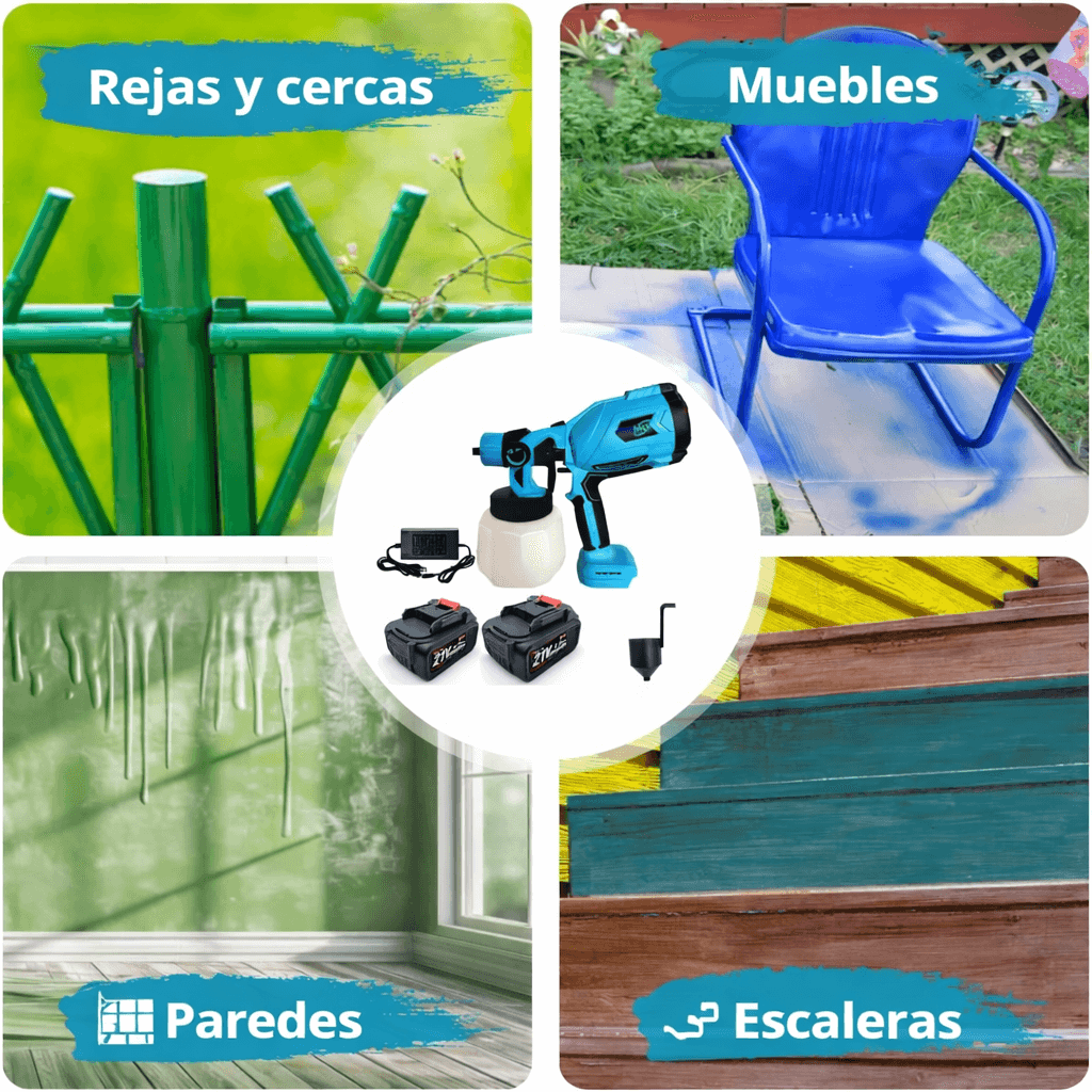 Pulverizador   de   pintura   inalámbrico   de   alta   presión