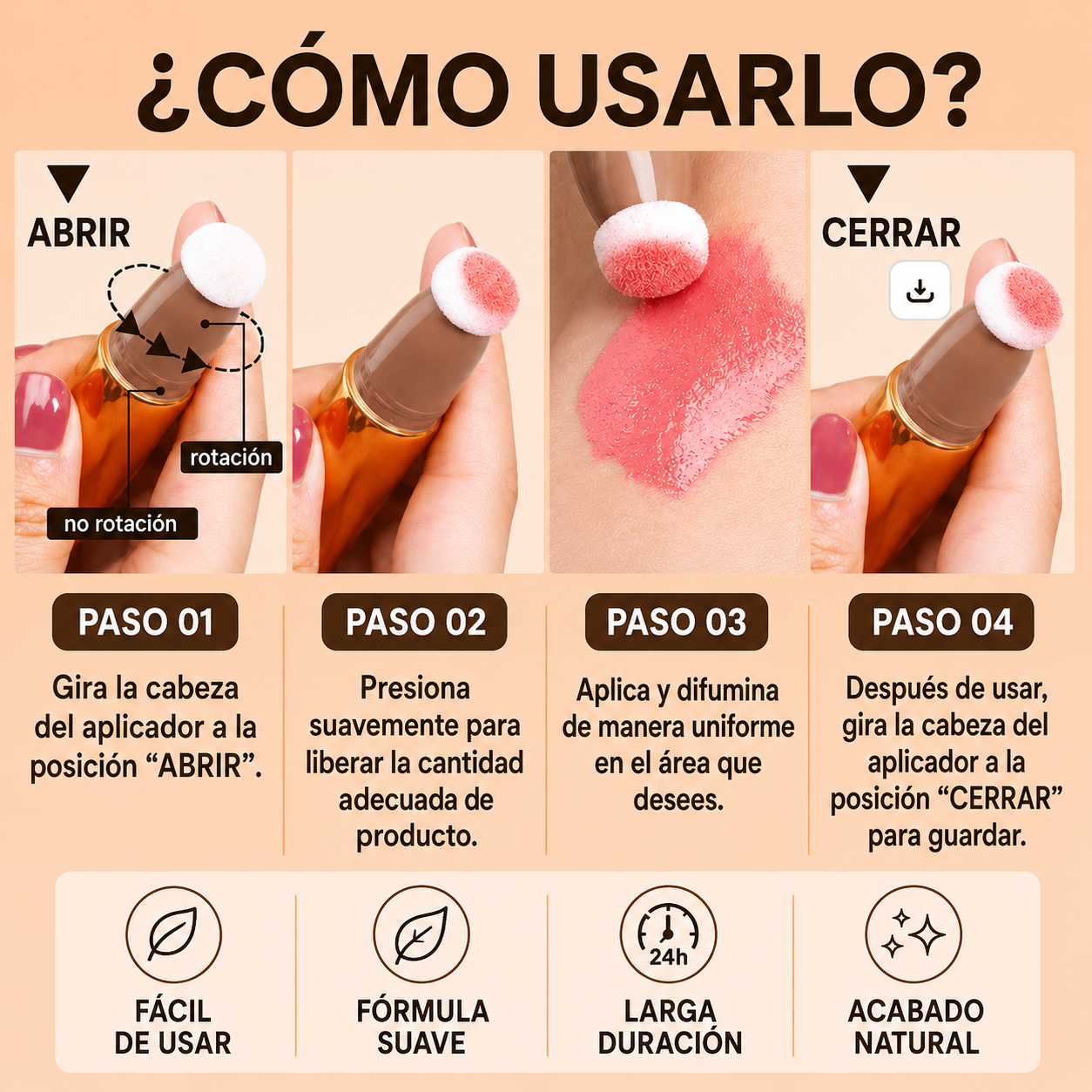 Rubor y contorno en un solo dúo para un rostro más fresco, definido y elegante