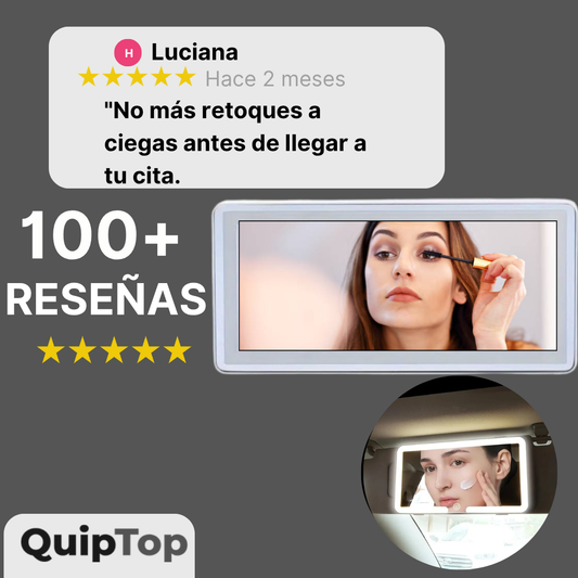 Espejos con luz led para carro