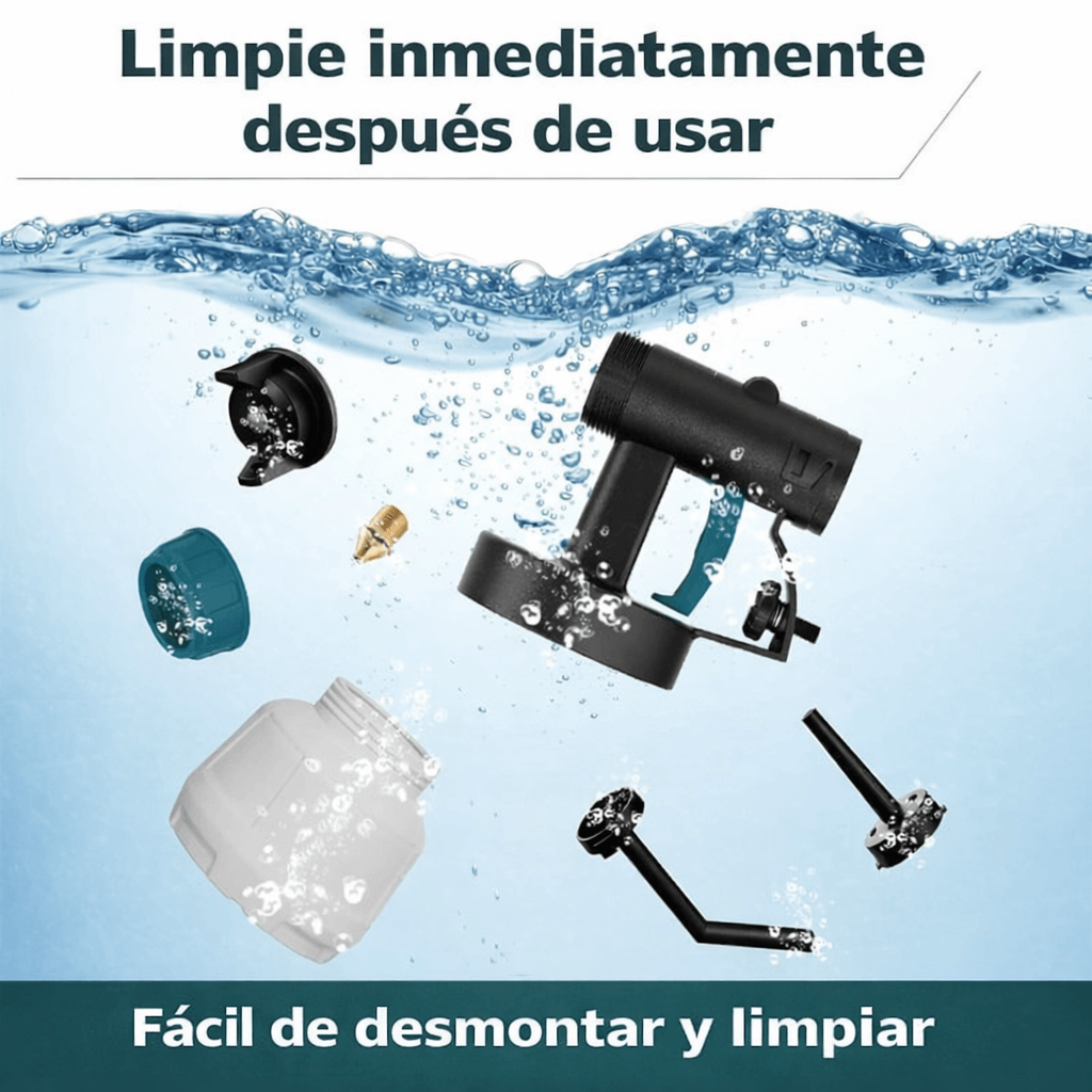 Pulverizador   de   pintura   inalámbrico   de   alta   presión
