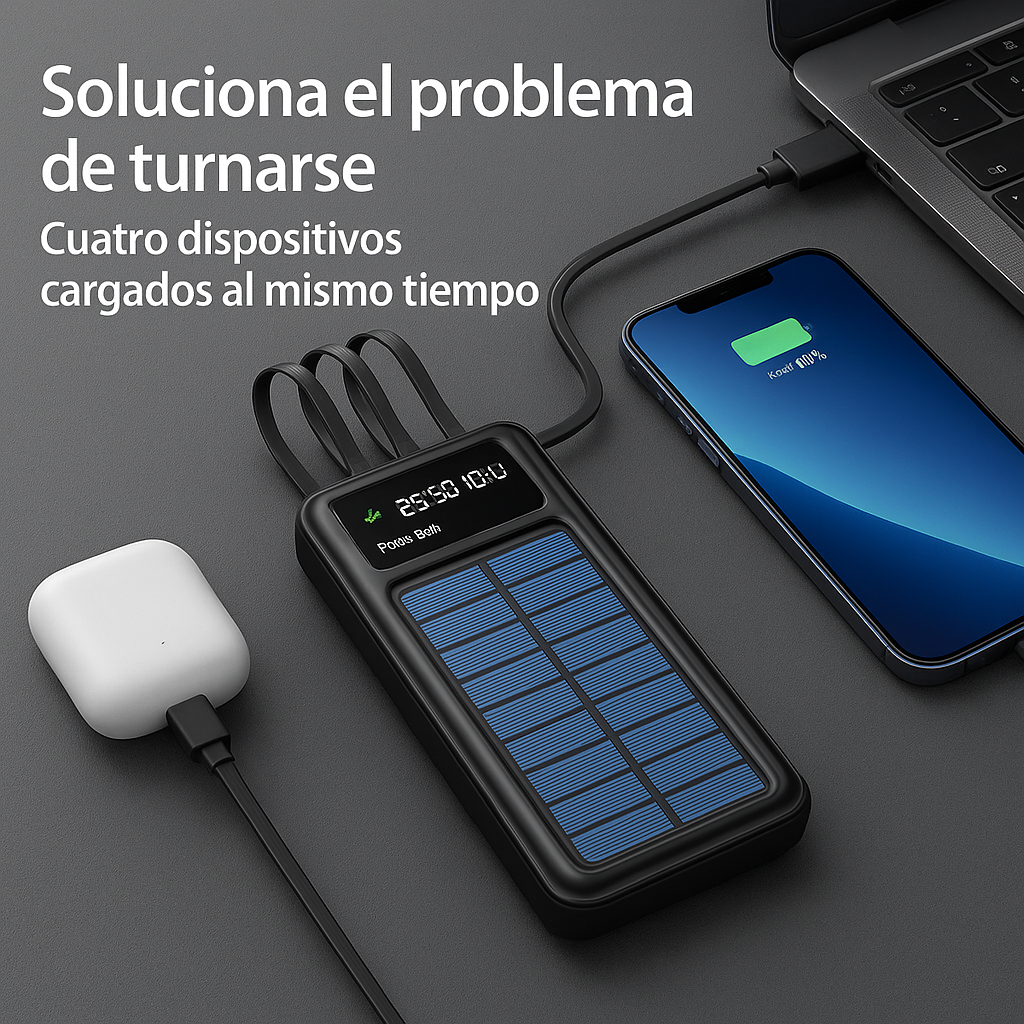 “Nunca más te quedaras sin carga en tu celular”