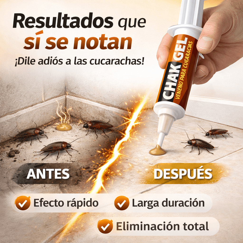 Chak Gel Control efectivo de cucarachas desde la raíz