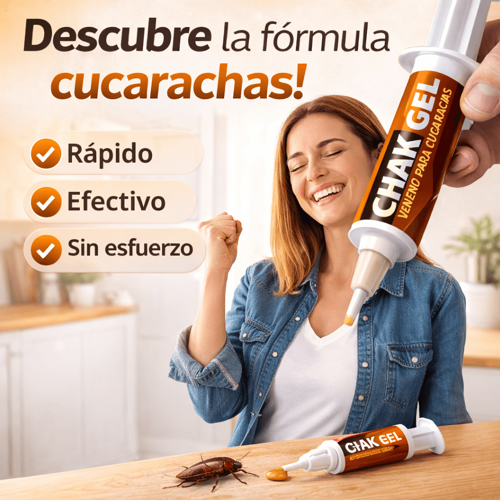 Chak Gel Control efectivo de cucarachas desde la raíz