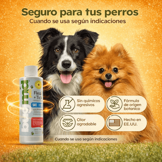 Elimina Pulgas y Garrapatas BUG MD Tu Hogar Sin Químicos Tóxicos ni Olores Fuertes