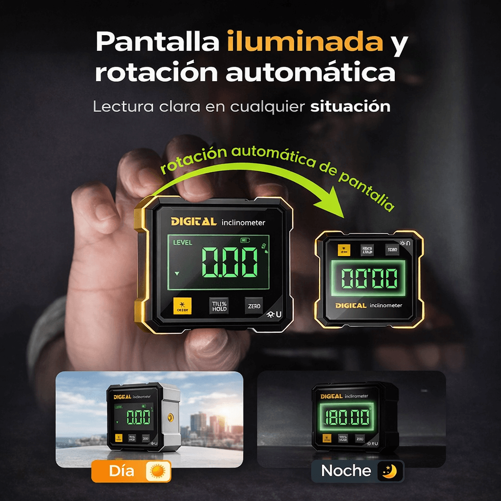 Trazador digital magnético de 4 lados con láser