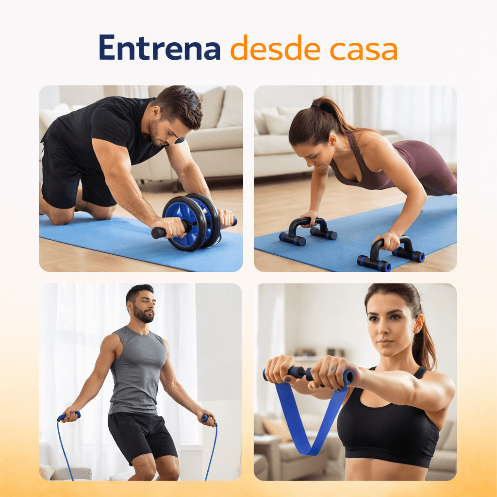 Fuerza, cardio y resistencia sin salir de tu hogar