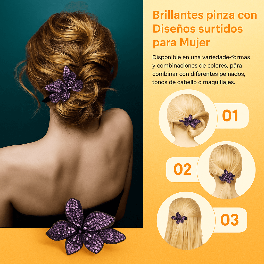 “Luce peinada en segundos con el Broche… y recibe todo el combo de belleza incluido”