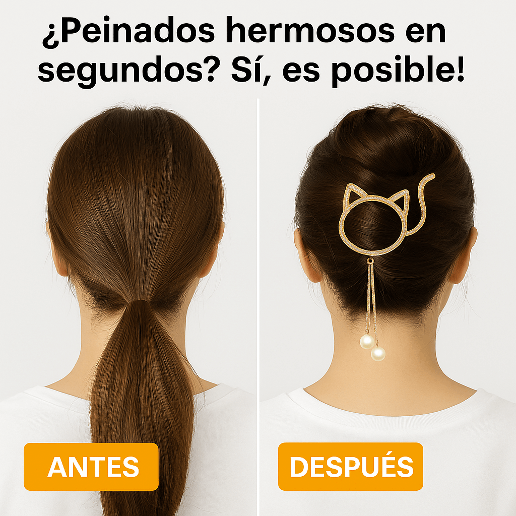 “Luce peinada en segundos con el Broche… y recibe todo el combo de belleza incluido”