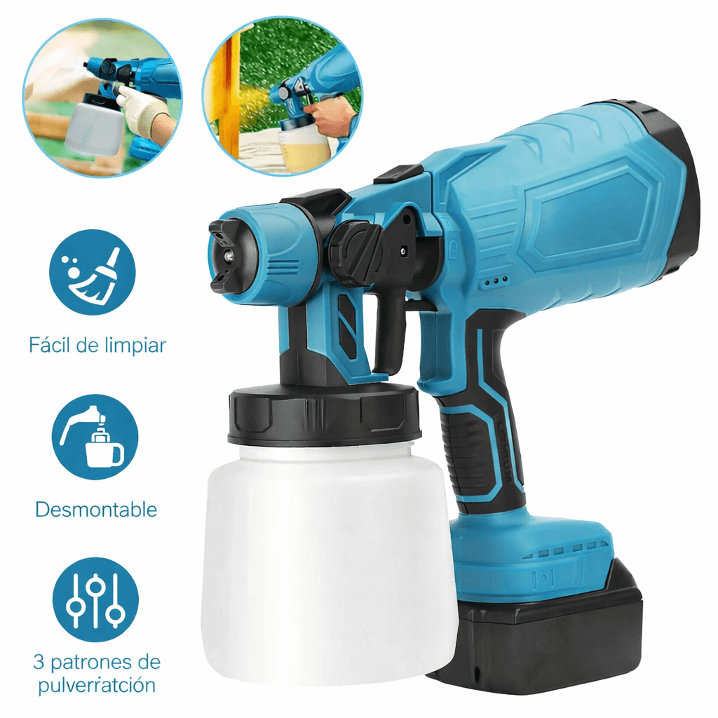 Pulverizador   de   pintura   inalámbrico   de   alta   presión