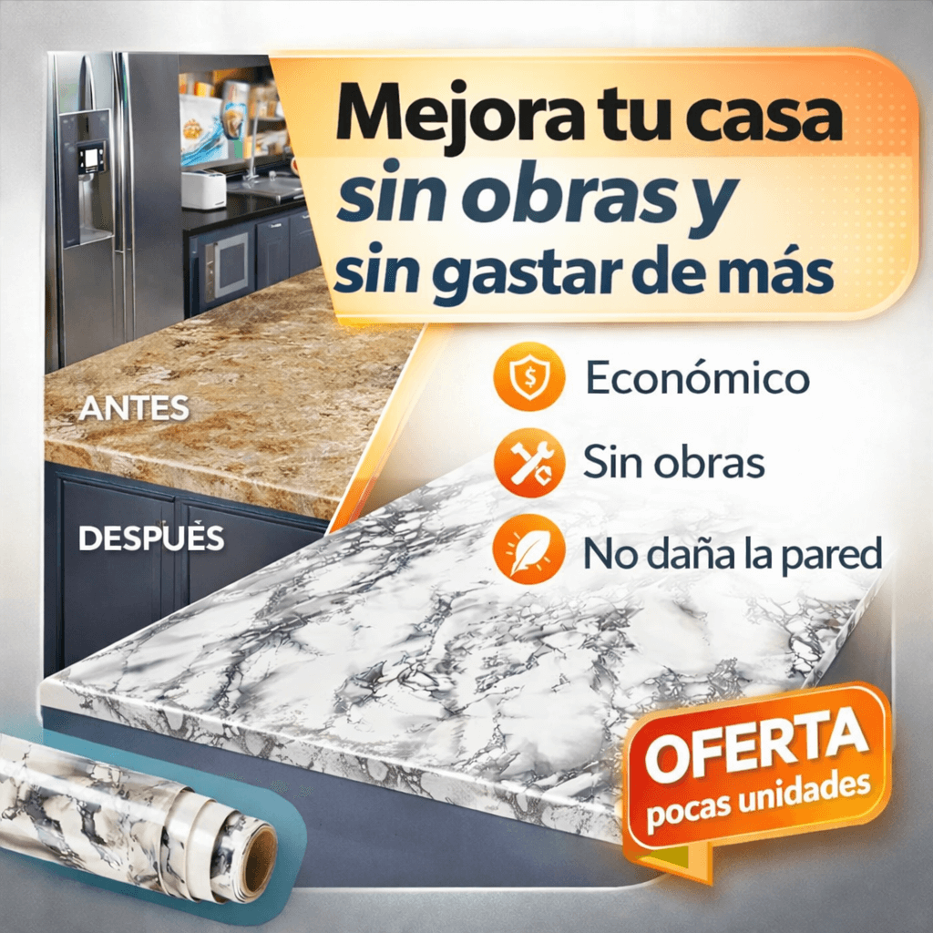 Papel Marmol Adhesivo