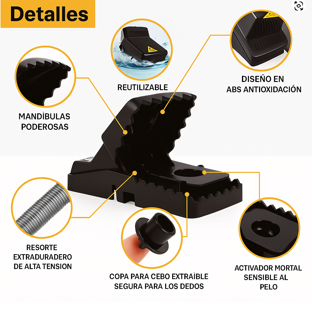 Combo 3 en 1 La Forma Más Práctica y Segura de Controlar Plagas | Efectividad Comprobada y Reutilizable | Garantía Total