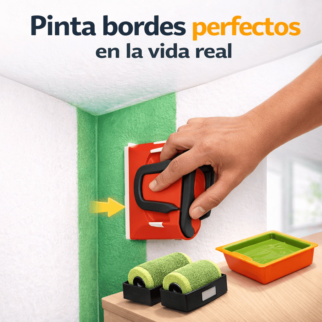 Bordeado de Pintura El Pincel que te ayuda a pintar líneas rectas sin complicarte