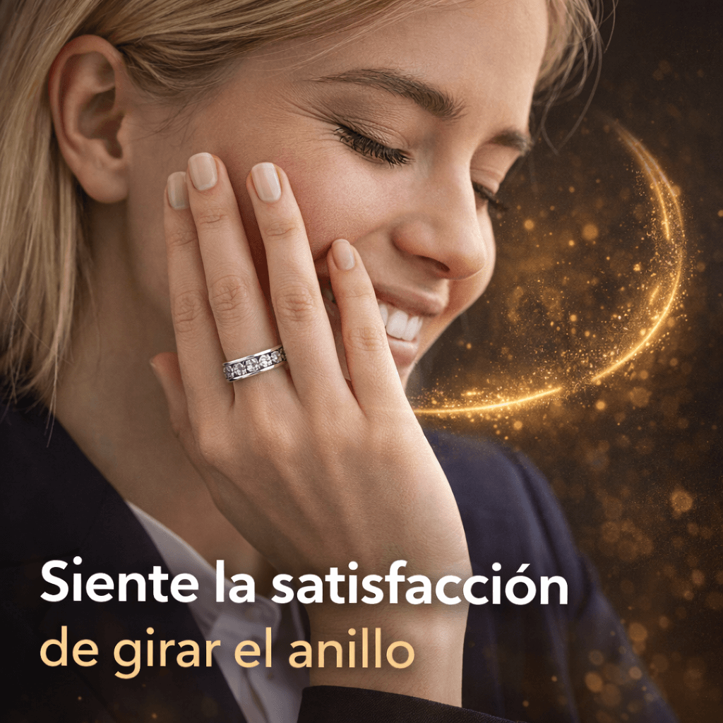 Anillo Giratorio Antiestrés – Elegancia que te Acompaña en Cada Momento